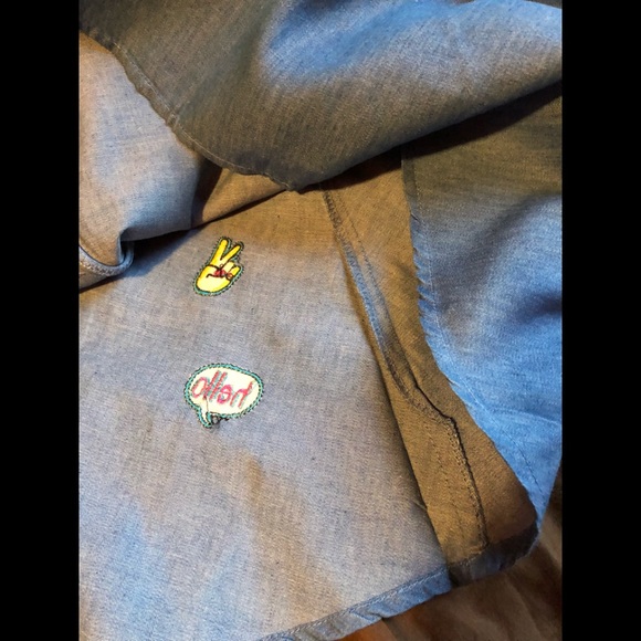 ❤️NEW Navy Embroidered Chambray Sundress- Girls - Picture 8 of 8